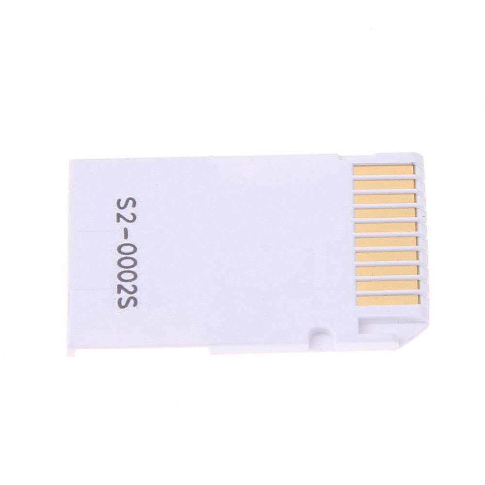 Dual 2 Slot Micro For SD SDHC TF to Memory Stick MS Card Pro Duo Reader Adapter For PSP Card Reader High Quality Accessories - ebowsos