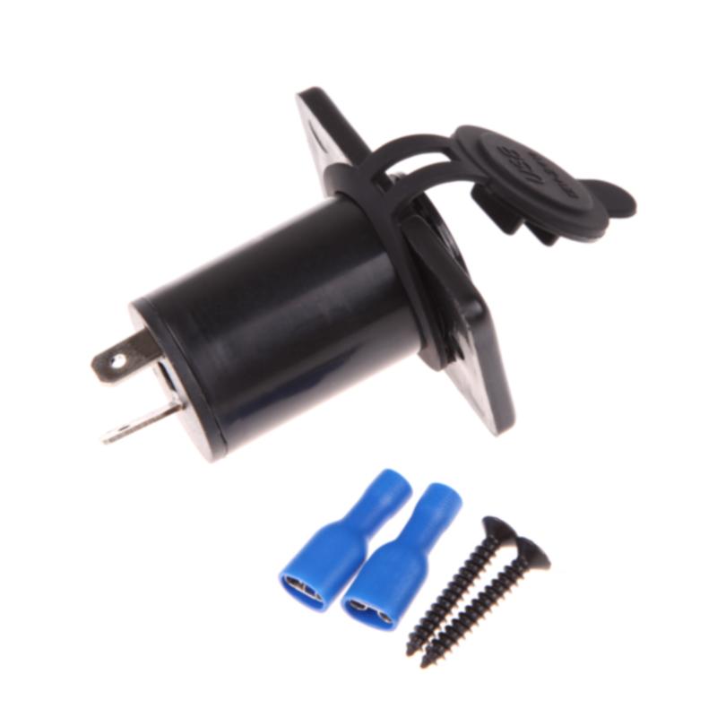 Dual USB Charger Socket Waterproof Outlet 3.1 amp Panel Mount Motorcycle Car Charger Car Cigarette Lighter Socket Splitter New - ebowsos
