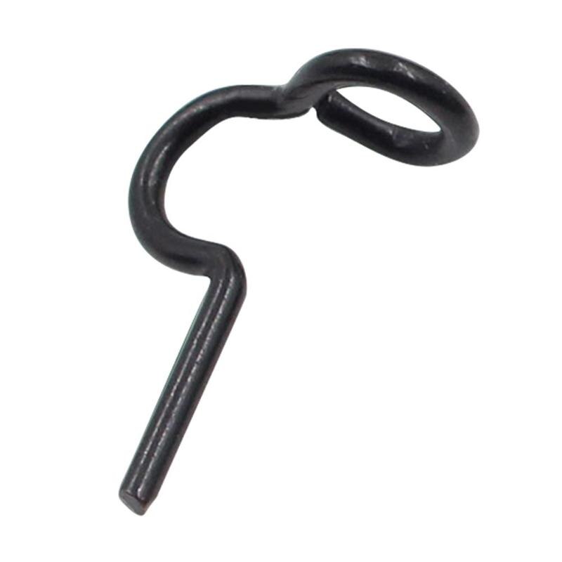 Durable Safety Lead Clips Delicate Design 10x Safety Lead Clips with Tail Hair Carp Fishing Terminal Tackle Dark Green-ebowsos