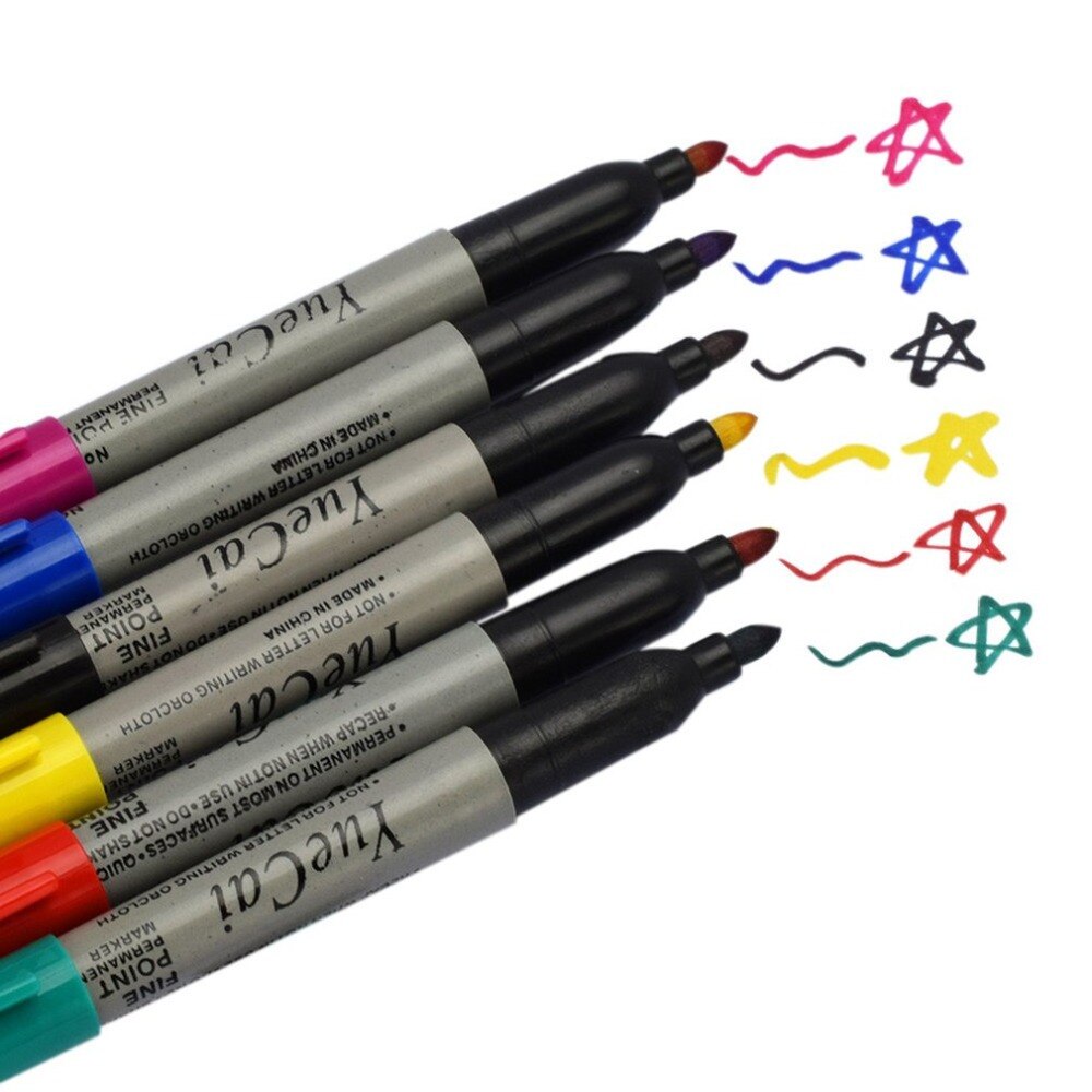 Durable Six Colors High quality Good Smell Tattoo Watercolor Pen - ebowsos