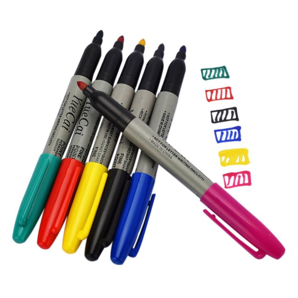 Durable Six Colors High quality Good Smell Tattoo Watercolor Pen - ebowsos