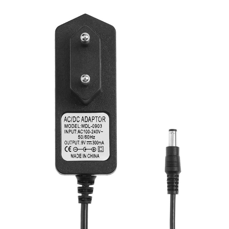EU/US/AU version 9V 300mA 100V-240V AC to DC Telephone Electronic Scale Power Supply Adapter Converter 5.5x2.5-2.1mm - ebowsos