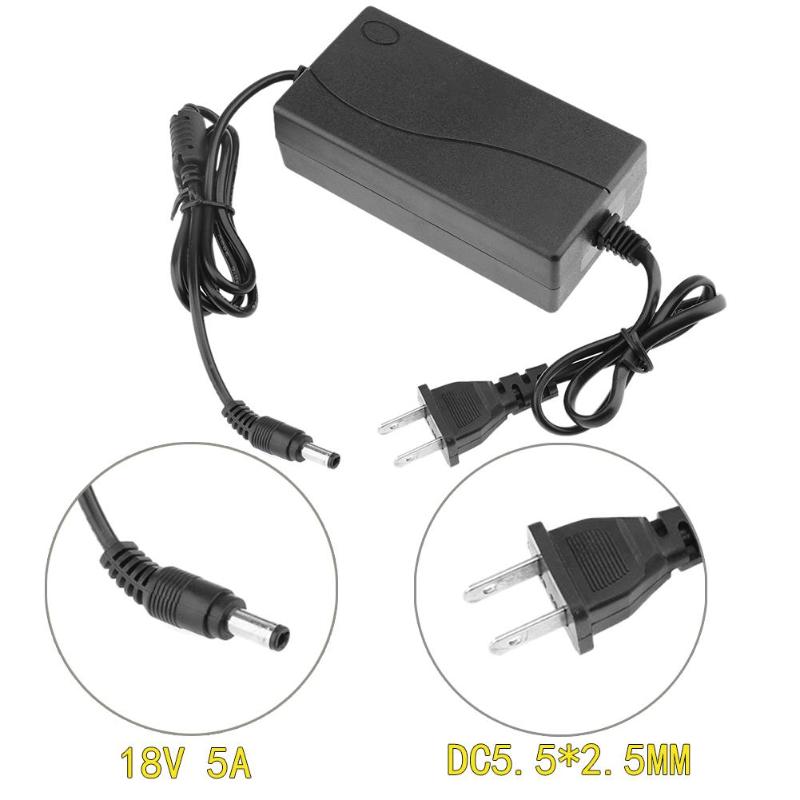 EU US plug 18V 5A AC to DC Power Adapter Converter 5.5*2.5mm power supply adaptor for Door System - ebowsos