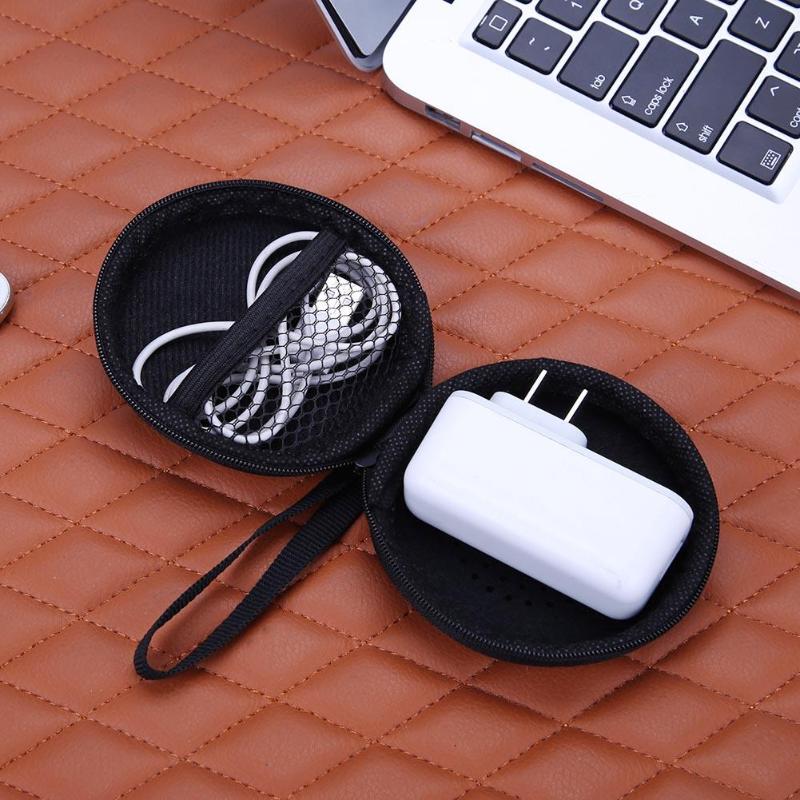 EVA Earphone Wire Storage Box (Without Earphone) Data Line Cables Storage Box for Jewelry Container Organizer Coin Purse Box New - ebowsos