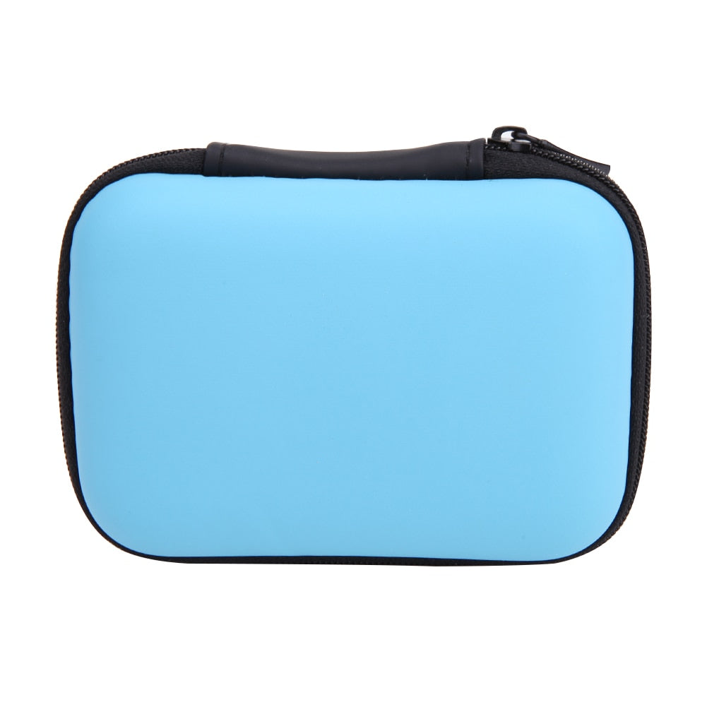 Earphone Holder Case Storage Carrying Hard Bag Box Case For Earphone Headphone Accessories Earbuds memory Card USB Cable New - ebowsos