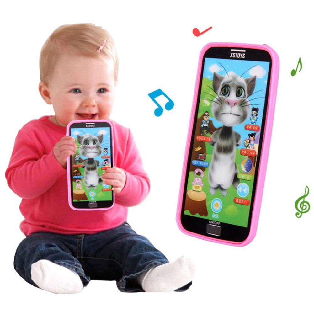 Educational Baby Phone Toy Simulator Music Phone Touch Screen Children Toy Electronic Learning Chinese Language Kids Gift-ebowsos