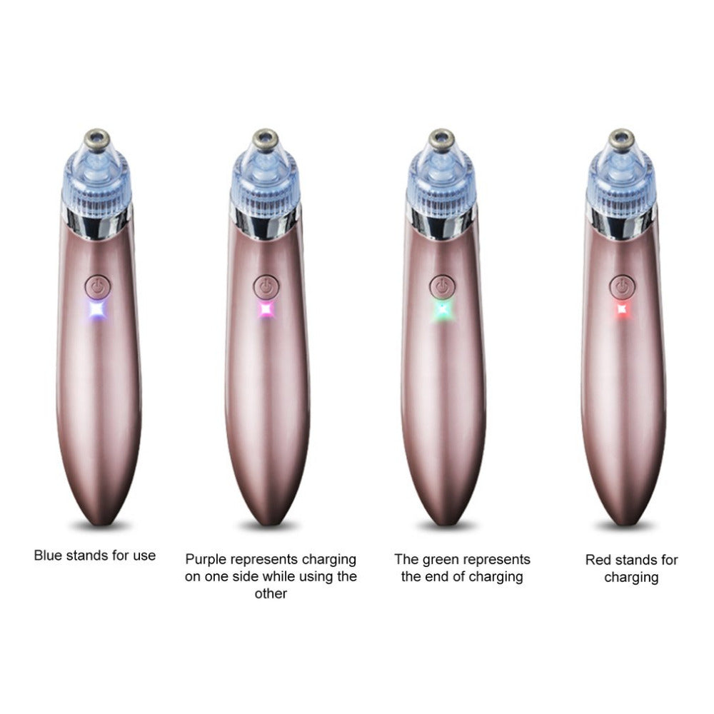 Electric Blackhead Suction Instrument Home Beauty Facial Vacuum Pore Cleaner Cleansing Instrument Suction Dispel Acne Artifact - ebowsos