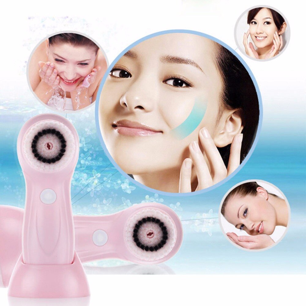 Electric Facial Cleansing Tool Household USB Rechargeable Face Washing Cleaning Brushes Machine black head remove Skin Care Tool - ebowsos