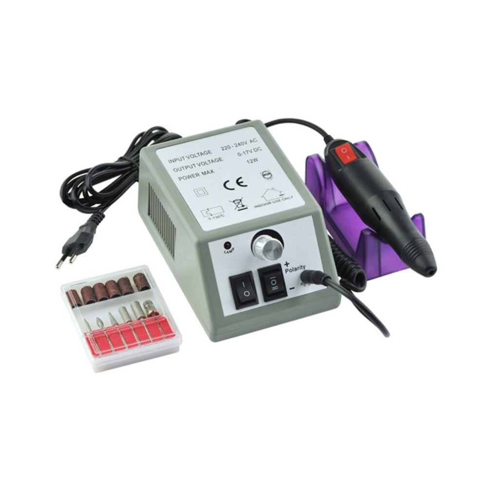 Electric Manicure Drills Accessories Pedicure Tools Files Nail Tools Polisher Grinding Glazing Machine - ebowsos
