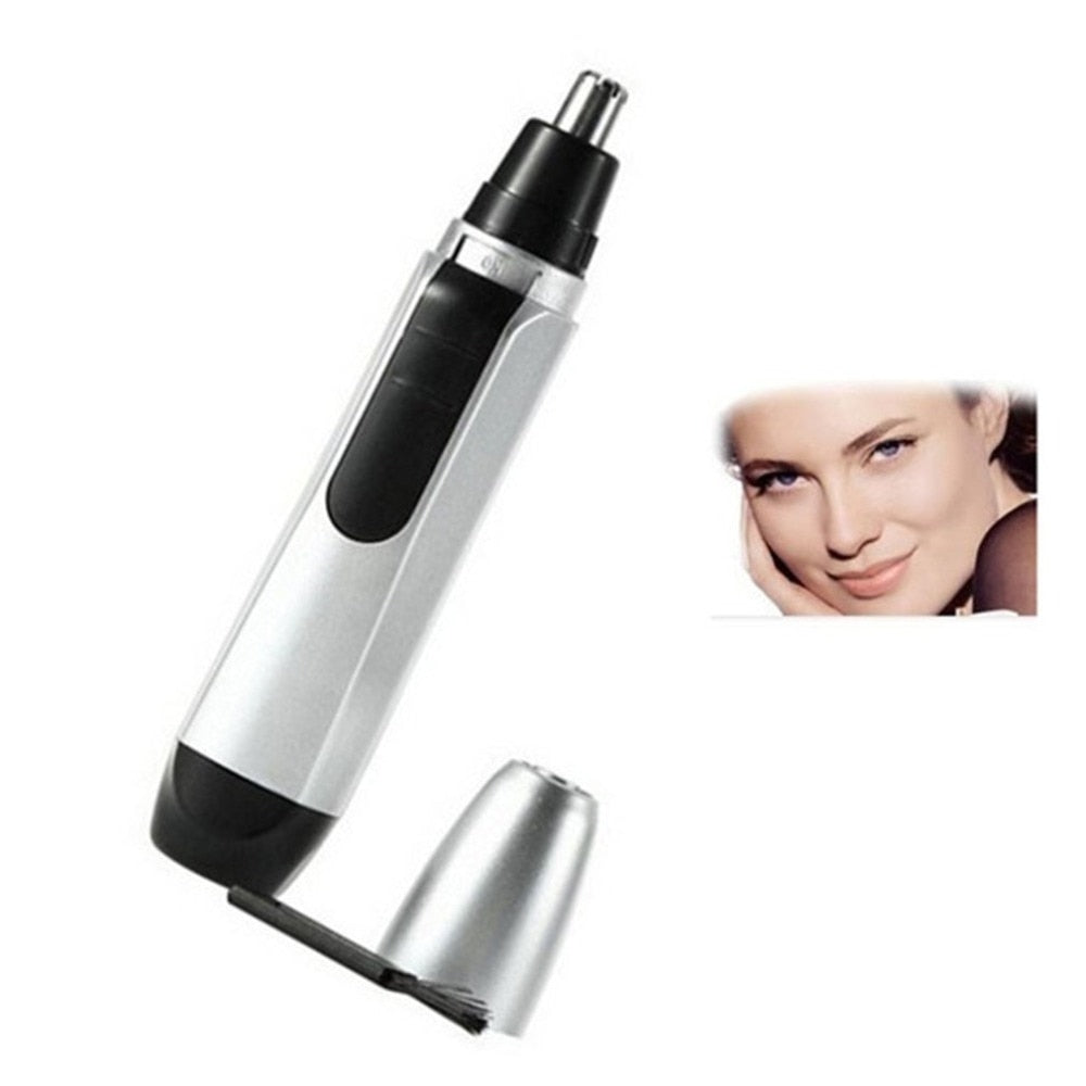 Electric Nose Hair Trimmer Nose Clipper Battery Powered Razor Ear Hair Removal Face Care Shaving hair clipper eyebrow trimer - ebowsos
