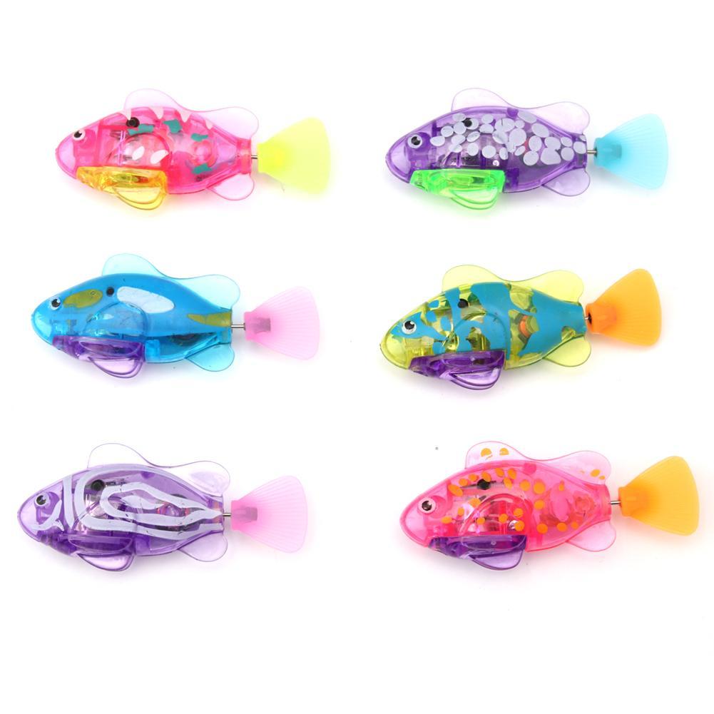 Electronic Fish Activated Battery Powered Swimming Fish Toy Childen Robotic Pet Holiday Gift can Swims-ebowsos