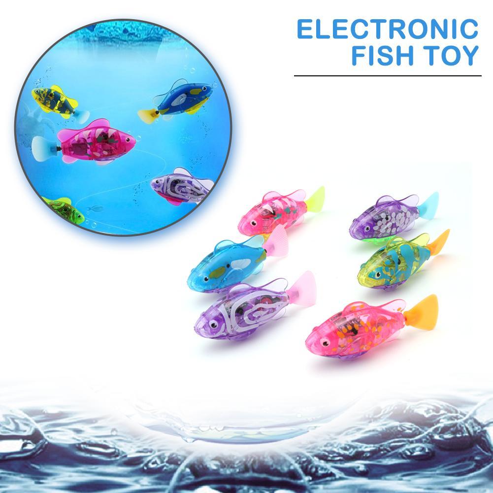 Electronic Fish Activated Battery Powered Swimming Fish Toy Childen Robotic Pet Holiday Gift can Swims-ebowsos
