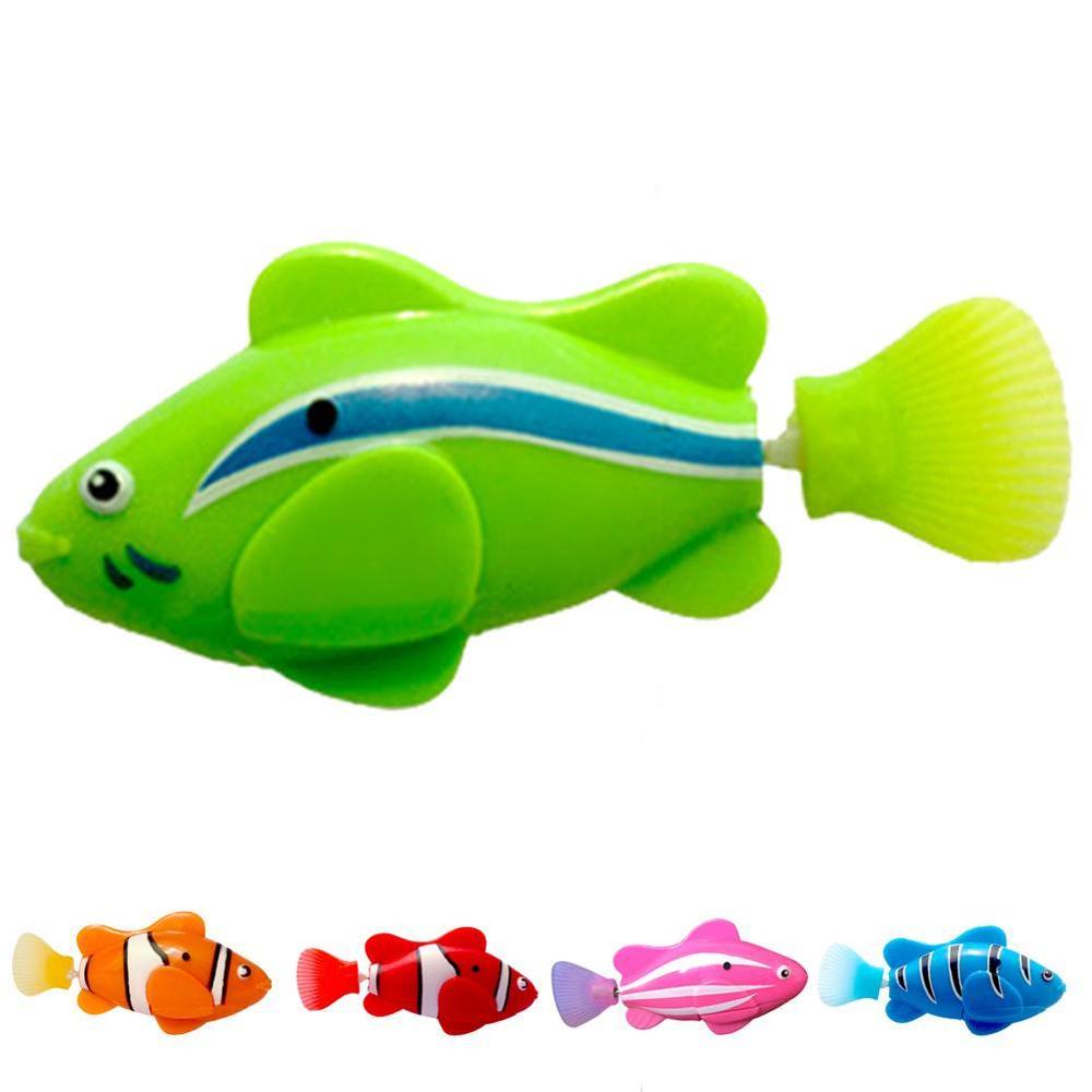 Electronic Fish Swim Toy Battery Included Robotic Pet for Kids Bath Toy Fishing Tank Decorating Act Like Real Fish Dropshipping-ebowsos