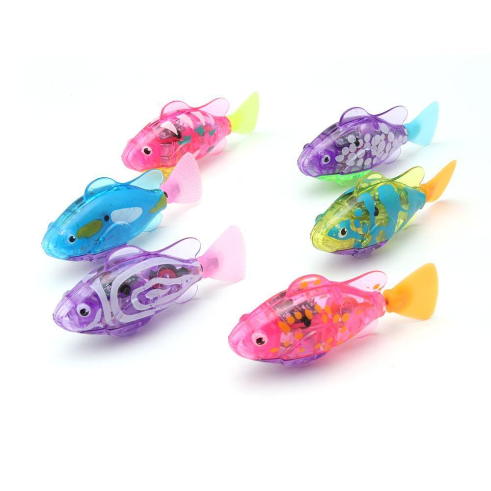 Electronic Fish Swim Toy Battery Included Robotic Pet for Kids Bath Toy Fishing Tank Decorating Act Like Real Fish Dropshipping-ebowsos