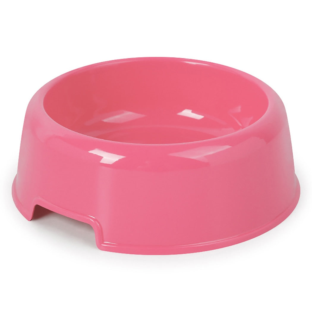 Environmentally Friendly And Non-Toxic Pet Bowls Candy-Colored Lightweight Plastic Single Bowl Small Dog Pet Bowl Pet Supplies-ebowsos