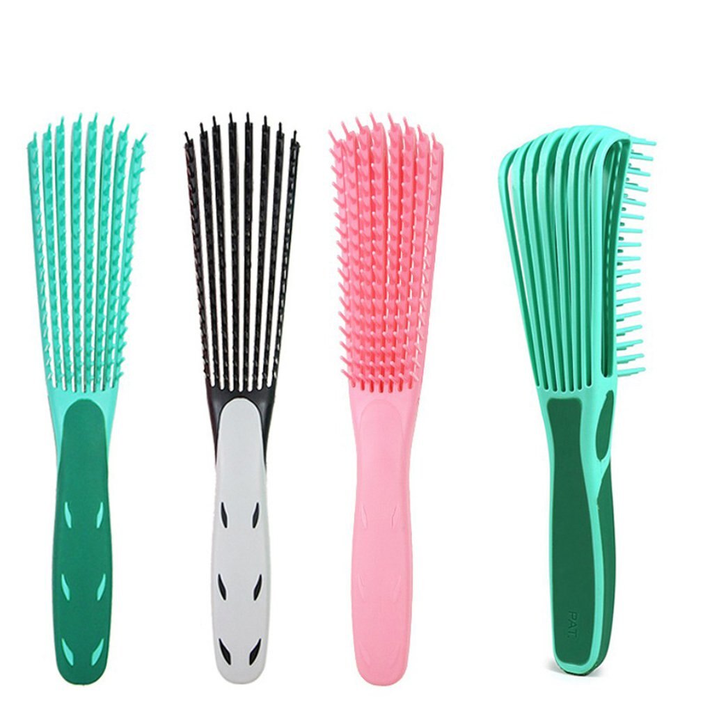Explosion Plastic Europe And America Massage Essential Oil Octopus Straight Hair Tt Curly Hair Rib Ribs Comb - ebowsos
