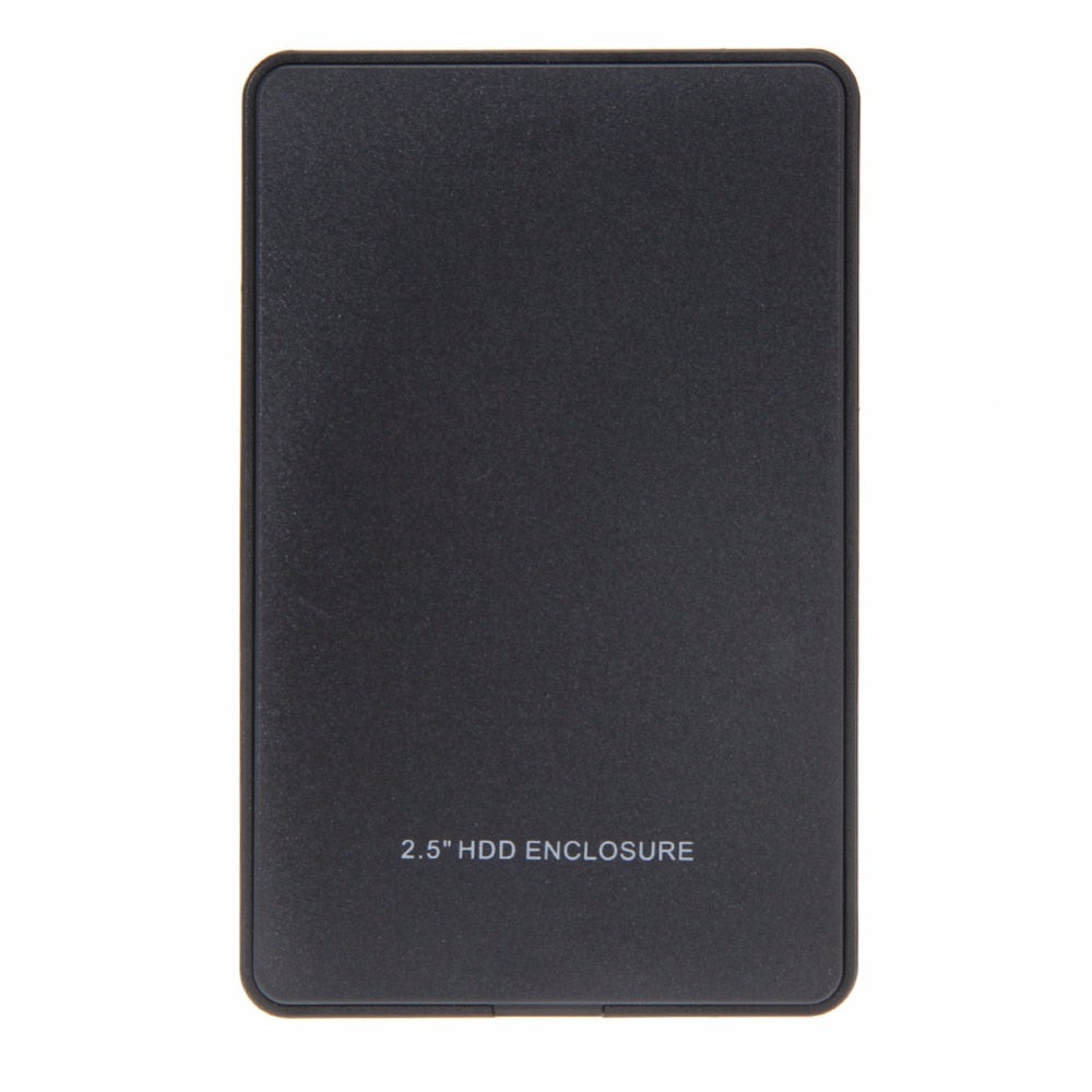 External HDD Enclosure for Hard Disk USB2.0 Sata Portable Case 2.5" Inch Hdd Hard Drive Case High Quality Black HDD Box Hot Sale - ebowsos