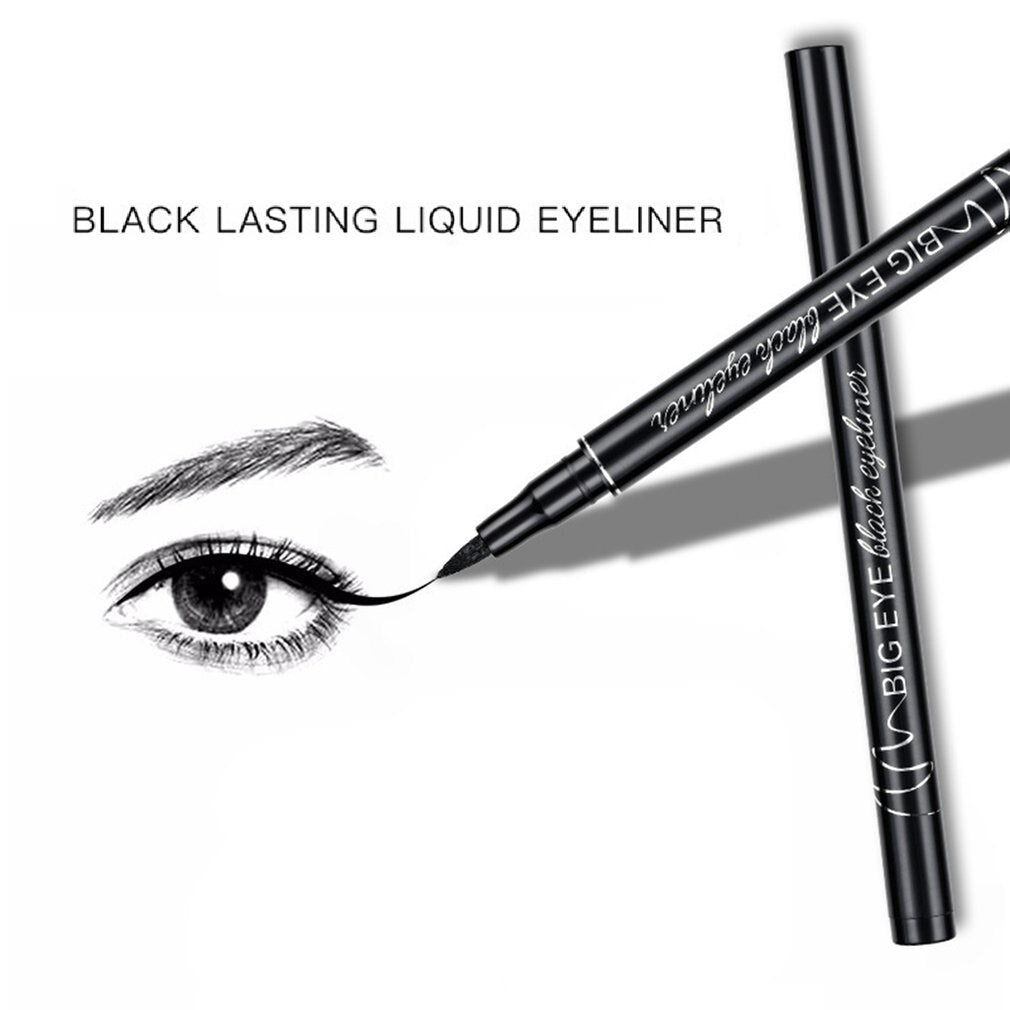 Eyeliner Pen Waterproof Not Blooming Eyeliner Pen Long-Lasting Waterproof Eyeliner Lasting Not Blooming Makeup - ebowsos