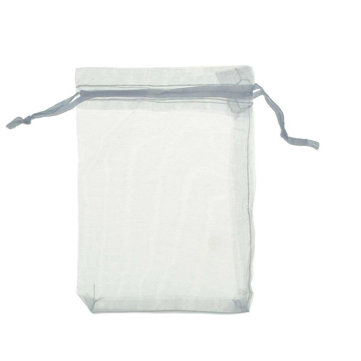 100Pcs bags / pouches made of Organza cord sliding clamp - for wedding - ebowsos