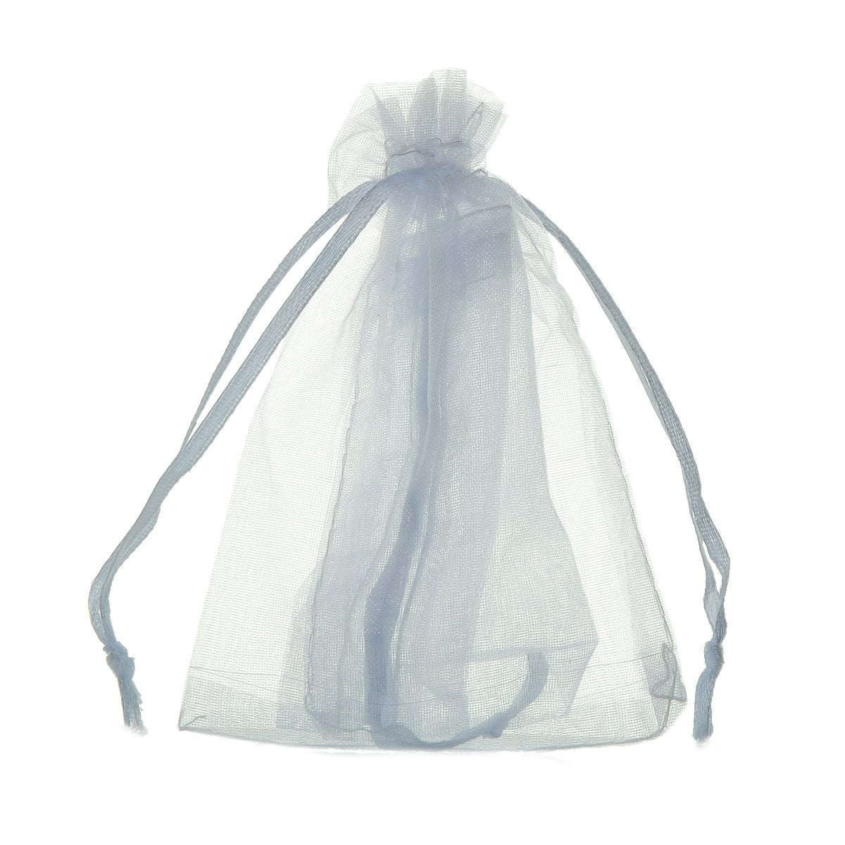 100Pcs bags / pouches made of Organza cord sliding clamp - for wedding - ebowsos