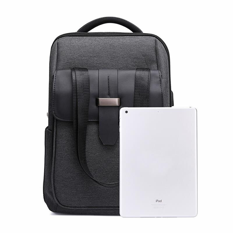 17.7 inch Anti Theft Backpack USB Charging Travel Backpack Multi-function Business Bag Detachable Bag - ebowsos
