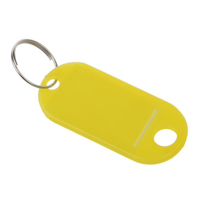 20 Pcs Assorted Key ID Label Tags Split Ring Keyring Keychain - ebowsos