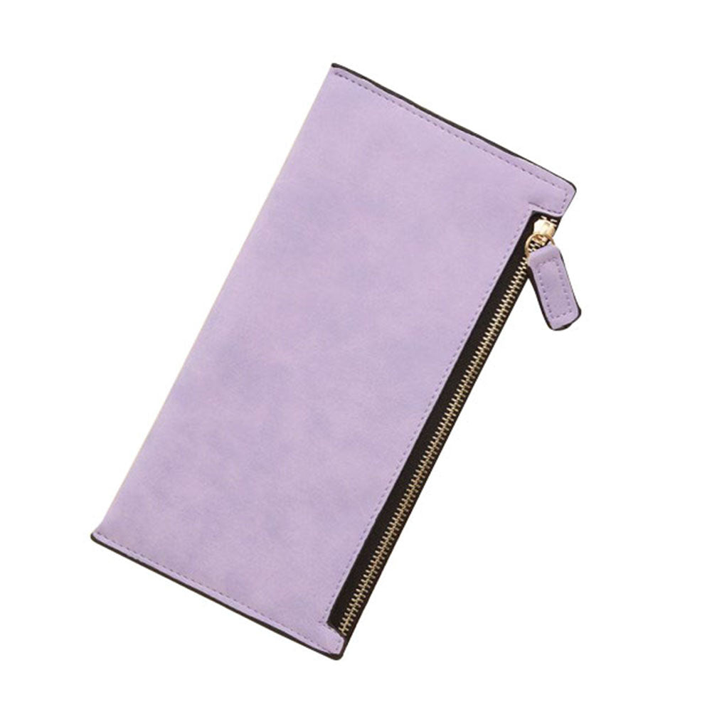2016 New Long Style Letter Nubuck women wallets Female Lovely wallet card holder coin purse Holders - ebowsos
