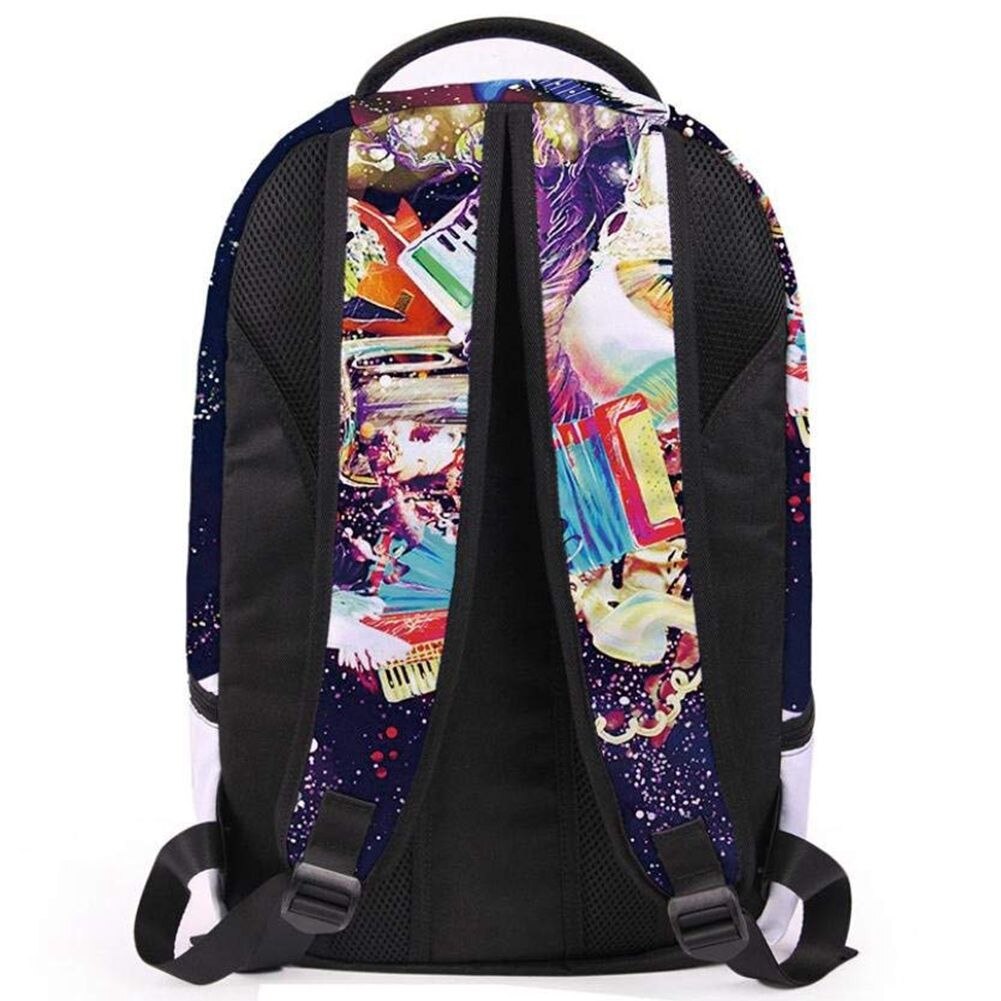 3D Noctilucent Backpack Unisex Fluorescent School Backpack Student Backpack Student Backpack (Y) - ebowsos