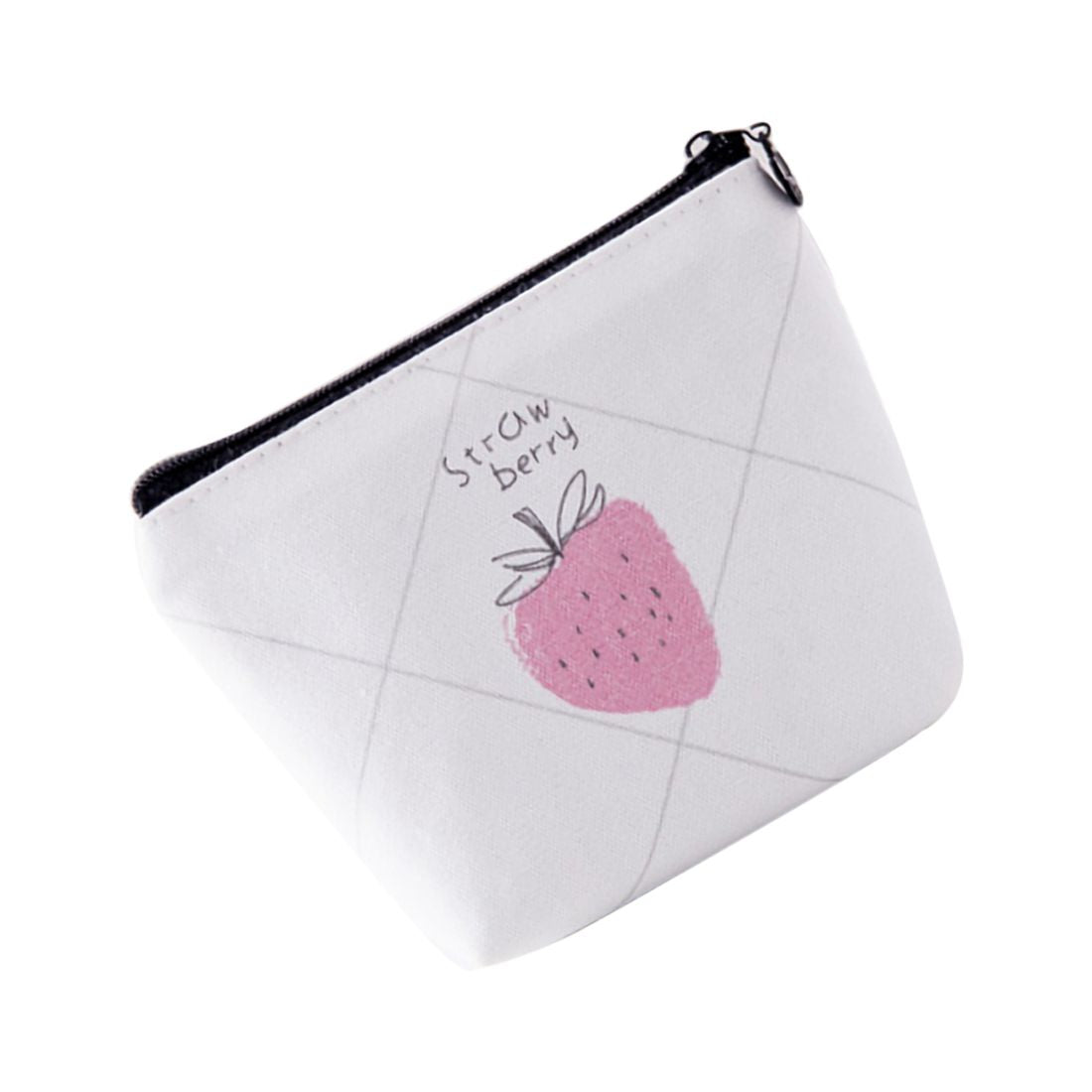 3pcs Simple girl fresh and fresh and lovely strawberry purse - ebowsos