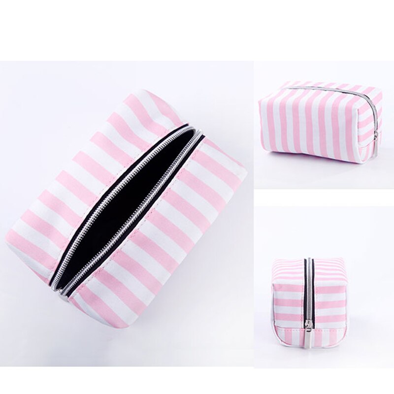 4Pcs/Lot Pvc Transparent Cosmetic Bag Organizer Travel Toiletry Bag Set Pink Beauty Case Makeup Case Beautician Vanity Ne - ebowsos