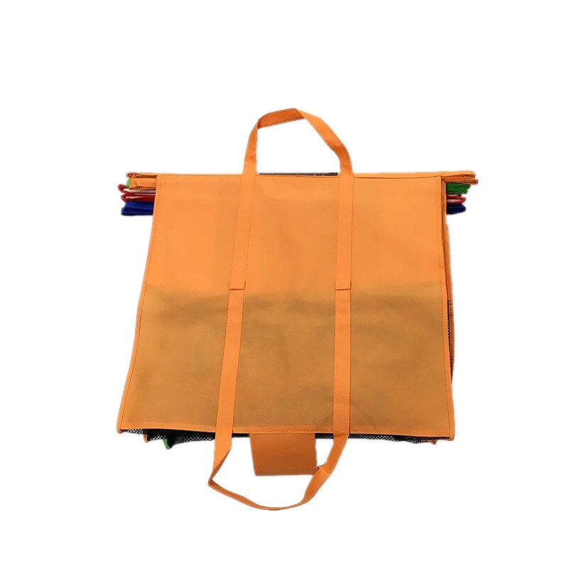 4pcs Collapsible Reusable Grocery Shopping Bag Supermarket Shopping Bag - ebowsos