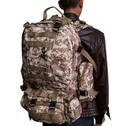 50 L 3 Day Assault   Military Rucksacks Backpack  bag - green - ebowsos