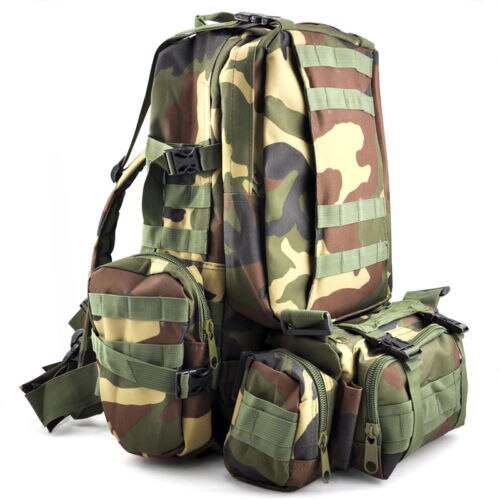 50 L 3 Day Assault   Military Rucksacks Backpack  bag - green - ebowsos