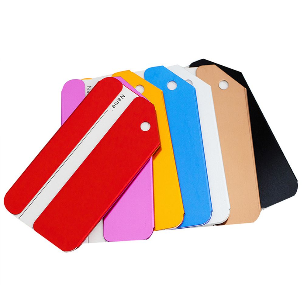 7Pcs/Set Travel Accessories Luggage Tag Aircraft Portable Secure Travel Suitcase Label Boarding Bag Tags - ebowsos