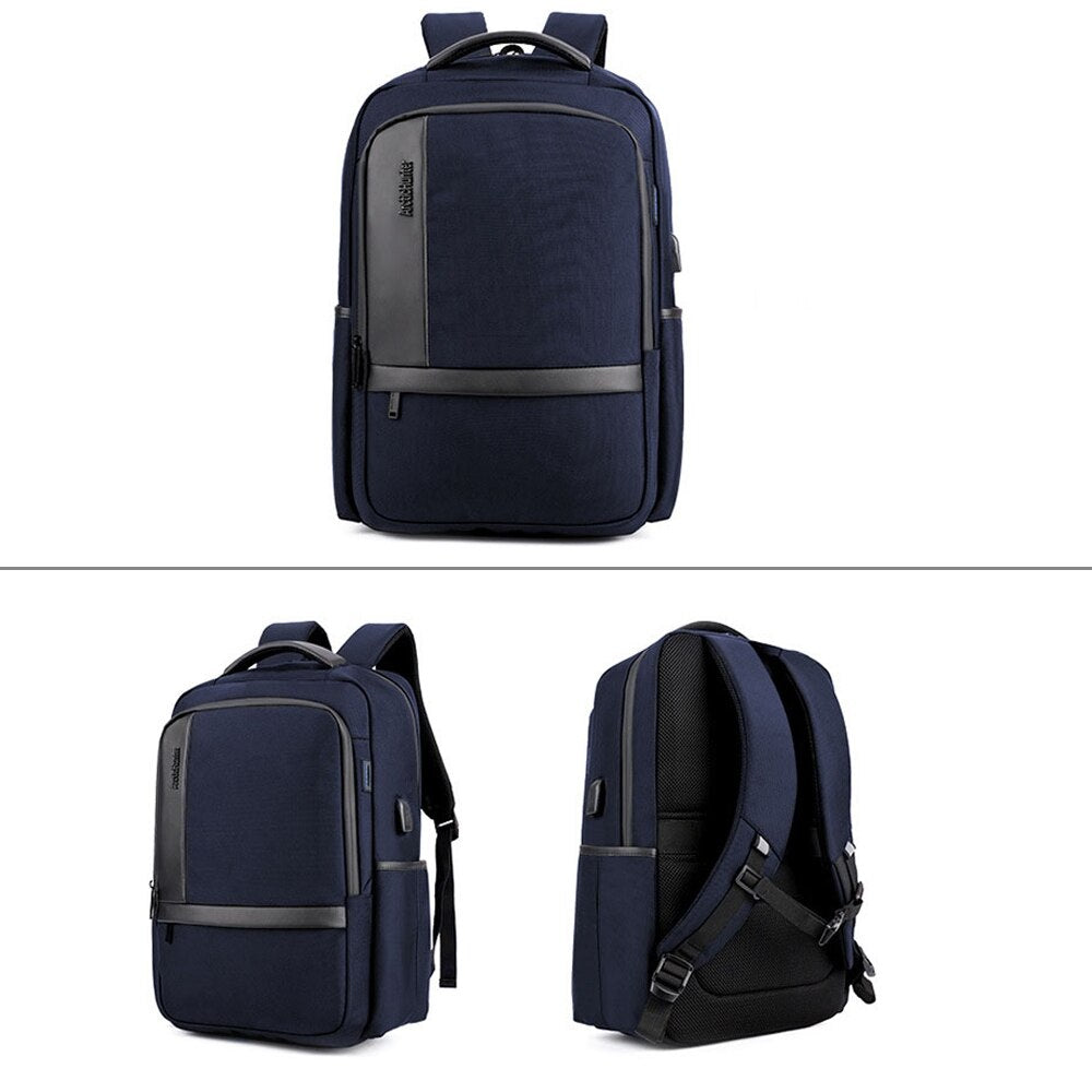 ARCTIC HUNTER Waterproof Men Laptop Backpack Usb Charge School Backpack Large Capacity Casual Male Travel Bag - ebowsos