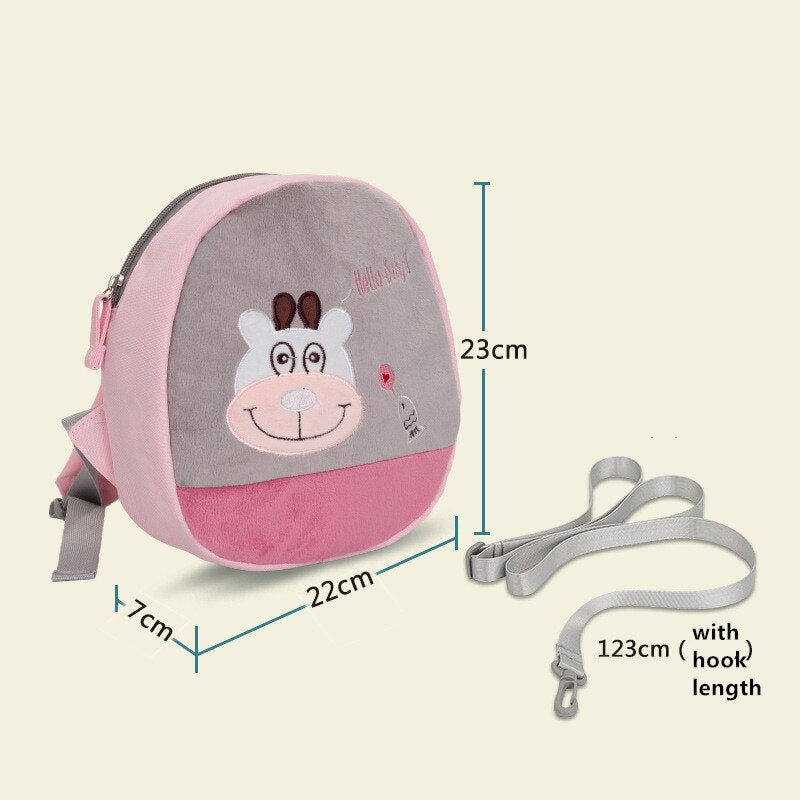 BEST BABY Children'S Cartoon Anti-Lost Backpack Baby Traction Rope Mini Backpack Anti-Lost Slip Baby Rope - ebowsos