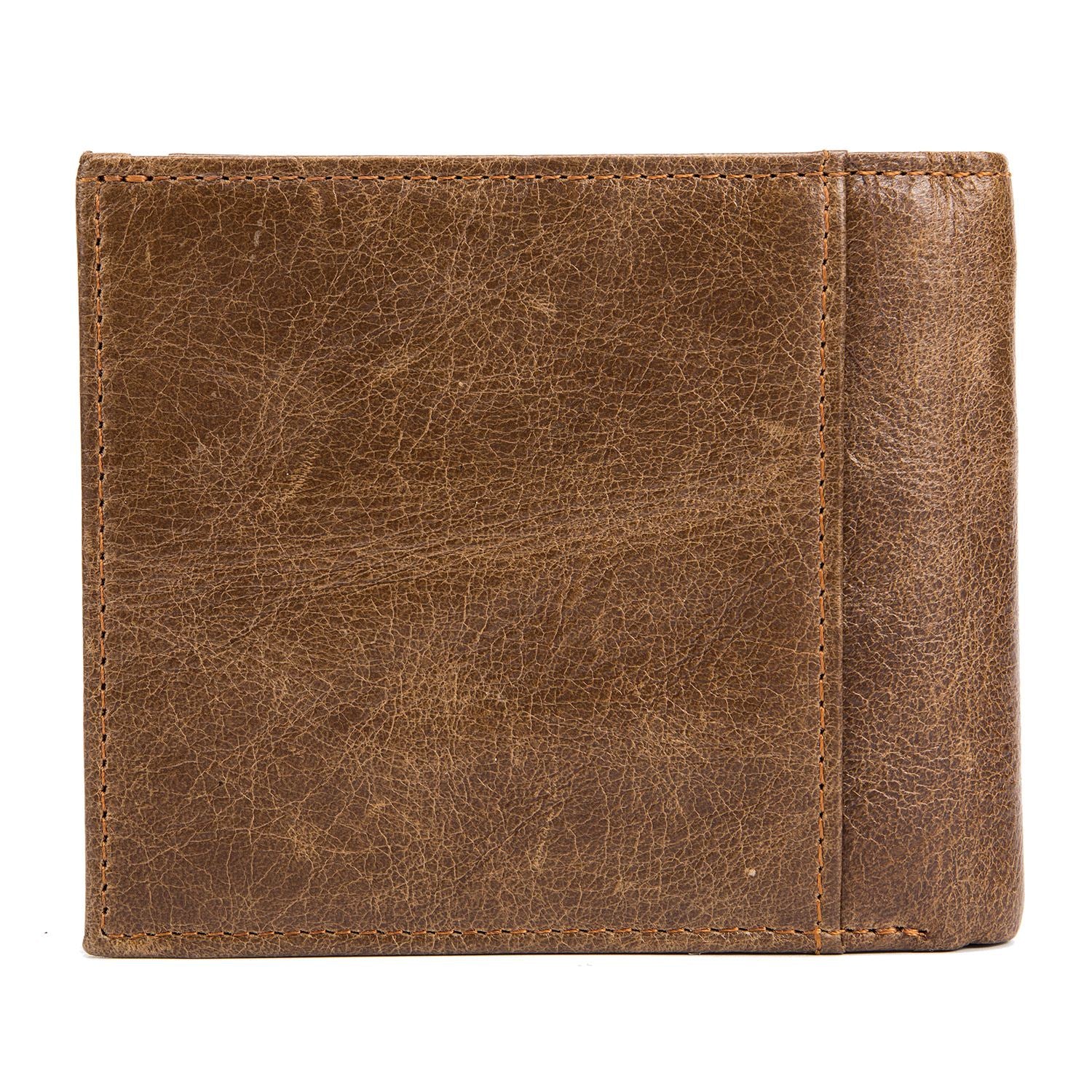 BULLCAPTAIN Genuine Leather Men Wallets Credit Business Card Holders Zipper Cowhide Leather Wallet Purse - ebowsos