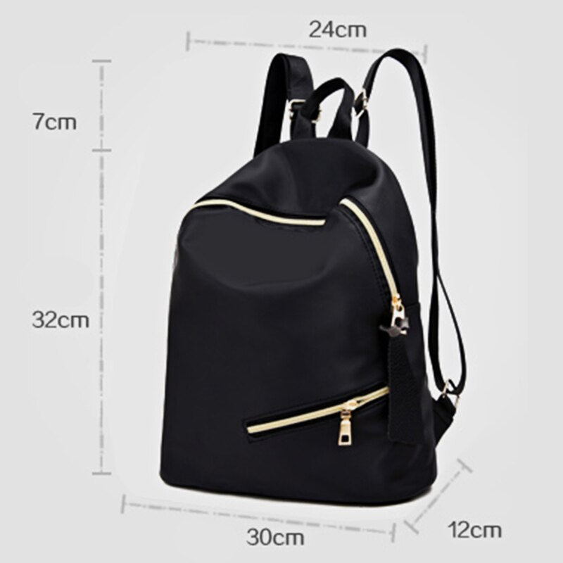 Backpack Bag Female School Backpack Women'S Clothing Oxford Cloth Backpack Bag Travel School Backpack Bag - ebowsos