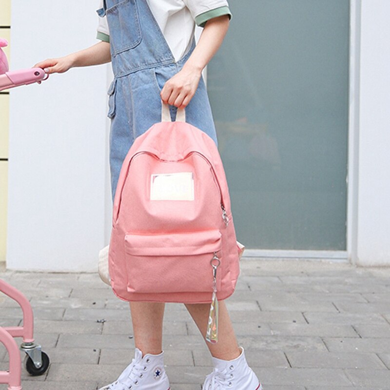 Backpack Women'S Fashion Casual Sports Travel Girl Backpack Female Large-Capacity Bag Korean Version Of The Backpack Shou - ebowsos