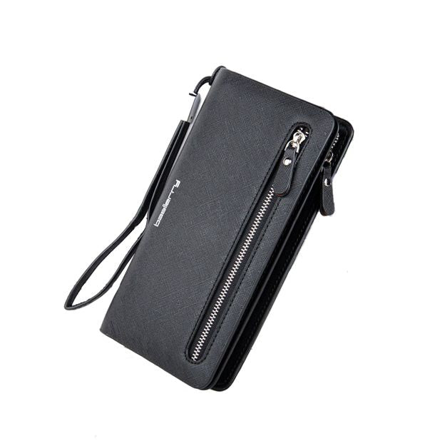Baellerry female coin purse single zipper clutch bag ladies' wallets fashion women's purses Handbags black - ebowsos