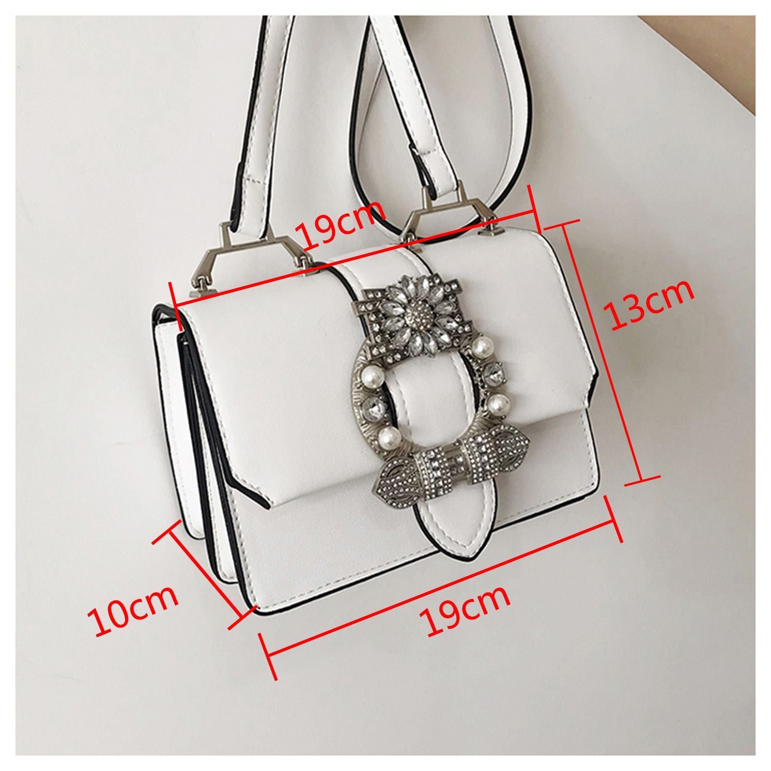 Bags For Women Diamond Lock Bags Quality PU Leather Women Handbags Elegant Lady Shoulder Bags - ebowsos