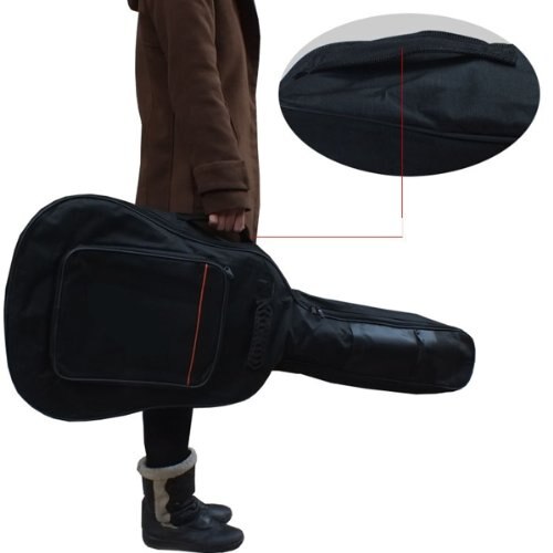 Black Shoulder Hand Bag Case for Universal Cotton Guitar - ebowsos