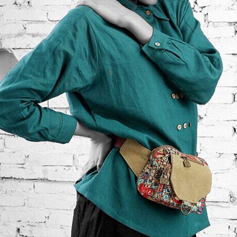 Canvas Bag Retro Personality Original National Style Bag For Woman - ebowsos