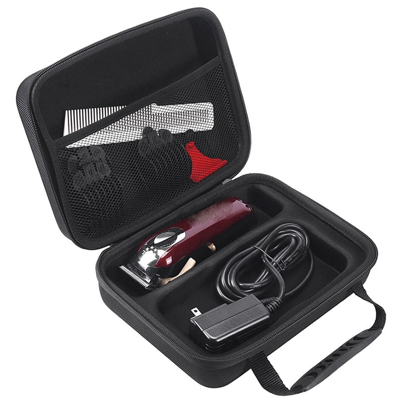 Carrying Case Zipper Pouch Eva Travel Bag For Wahl Professional Cordless Magic Clip #8148/#8504 With Hair Cutter Salon Ca - ebowsos