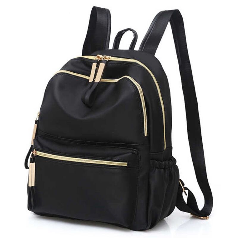 Casual Oxford Backpack Women Black Waterproof School Bags for Teenage Girls High Quality Fashion Travel Tote Backpack - ebowsos