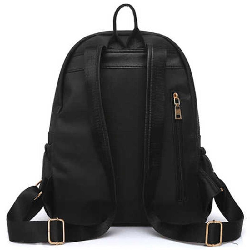 Casual Oxford Backpack Women Black Waterproof School Bags for Teenage Girls High Quality Fashion Travel Tote Backpack - ebowsos