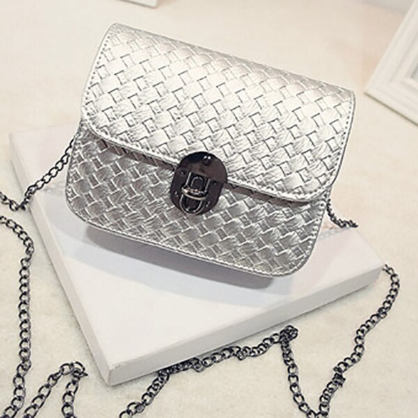 Chain Handbags Tide Small Square Package Fashion Woman Shoulder Bag Han Edition Messenger Bag - ebowsos
