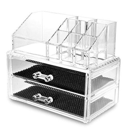Clear Acrylic Lipstick Display Stand Holder Cosmetic - ebowsos