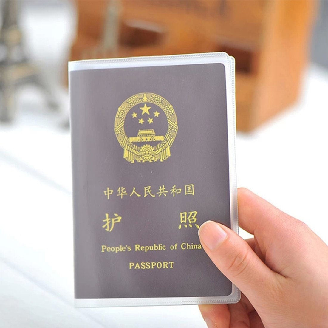 Clear Transparent Passport Cover - ebowsos