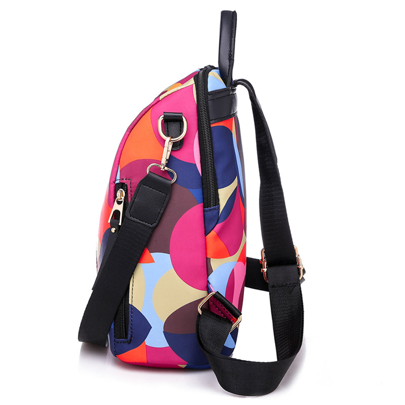 Color Women Backpack Waterproof Oxford Fashion Cute Backpack Pack Cloth Large Capacity Student Backpack Ladies Casual Kna - ebowsos